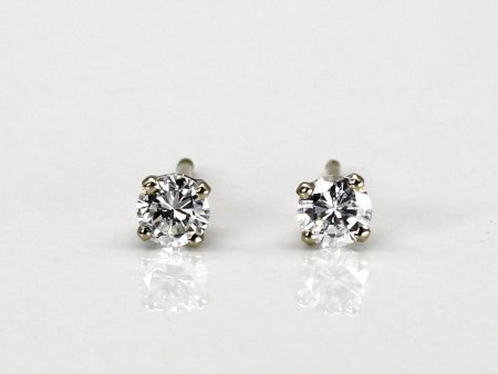 Prong Set Diamond Stud Earrings | 0.36ctw | For Discount