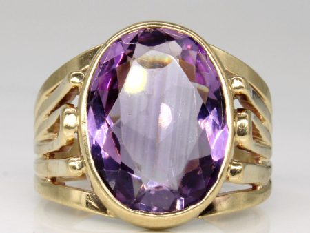 Amethyst Cocktail Ring | 5.80ct | SZ 9.25 | Fashion