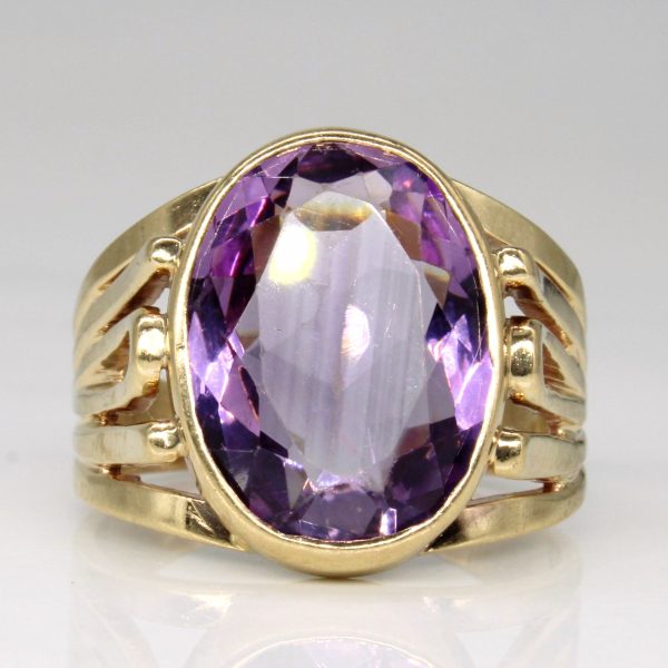 Amethyst Cocktail Ring | 5.80ct | SZ 9.25 | Fashion