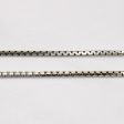 18k White Gold Box Link Chain | 20  | Online Hot Sale