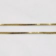 14k Yellow Gold Box Link Chain | 18  | Online Hot Sale