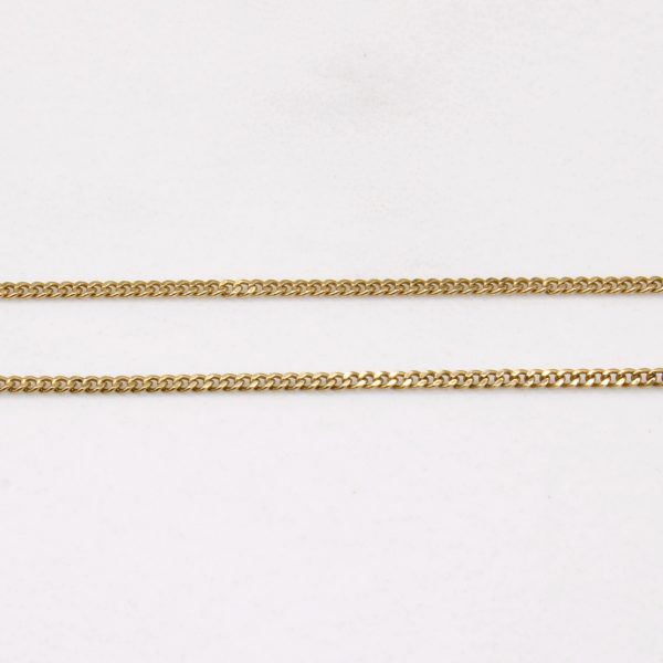 10k Yellow Gold Curb Chain | 20  | Hot on Sale