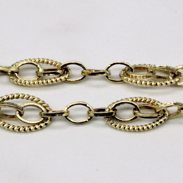 10k Yellow Gold Bracelet | 7.5  | Discount