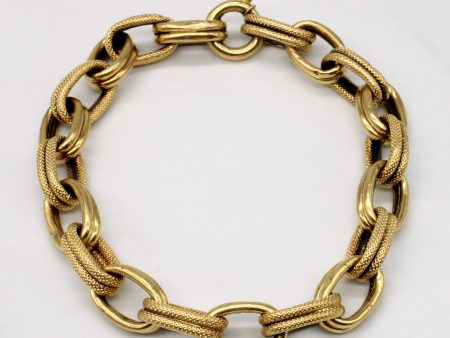 18k Yellow Gold Bracelet | 9  | For Cheap