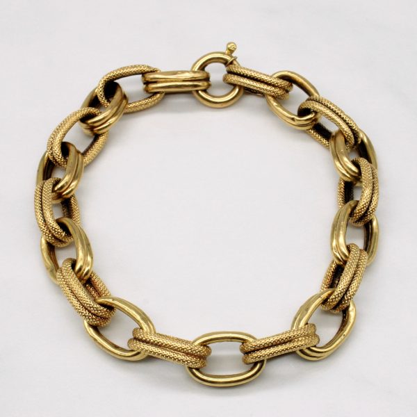 18k Yellow Gold Bracelet | 9  | For Cheap