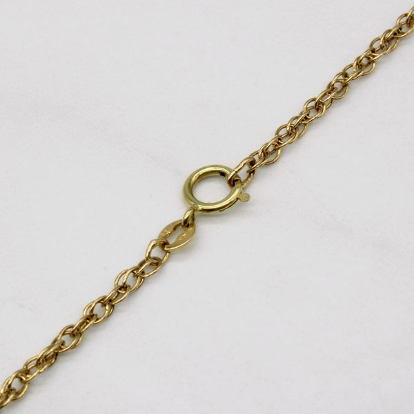 14k Yellow Gold Chain | 18  | Sale