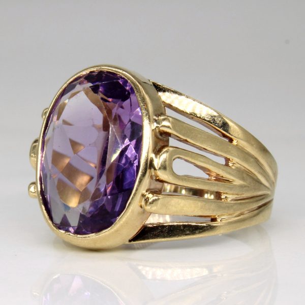 Amethyst Cocktail Ring | 5.80ct | SZ 9.25 | Fashion