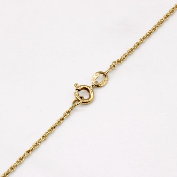 14k Yellow Gold Rope Chain | 20  | Online