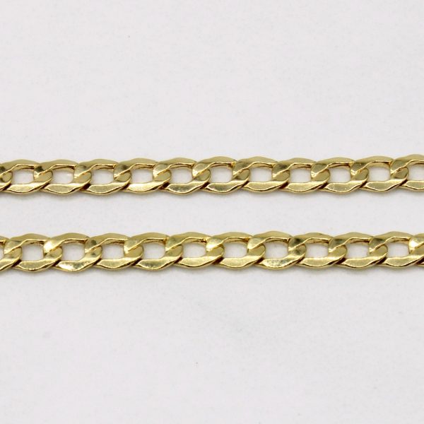 18k Yellow Gold Curb Link Chain | 20  | Online Hot Sale