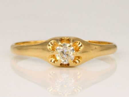 Birks  Vintage Old European Cut Diamond Ring | 0.20ct | SZ 9.25 | Supply