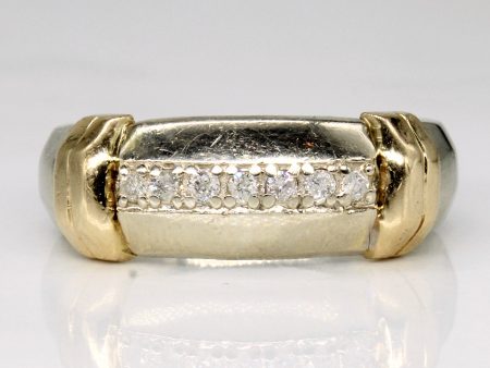 Diamond Pave Ring | 0.14ctw | SZ 10 | on Sale