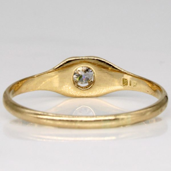 Birks  Vintage Old European Cut Diamond Ring | 0.20ct | SZ 9.25 | Supply