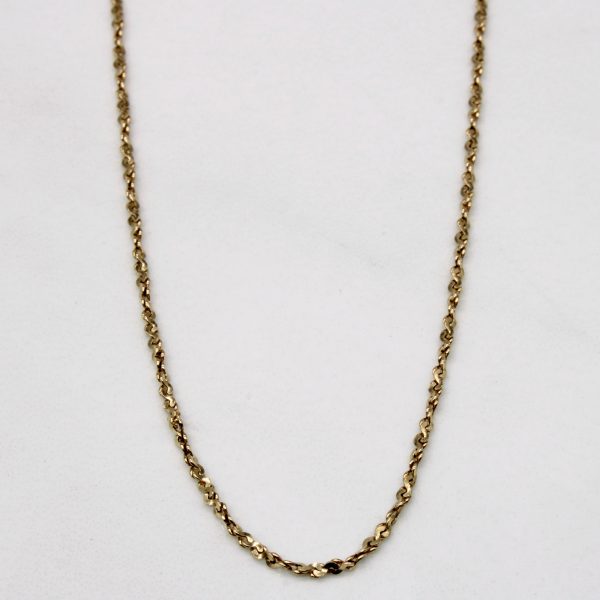 10k Yellow Gold Nugget Chain | 20  | Online