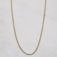 9k Yellow Gold Circle Link Chain | 20  | For Cheap