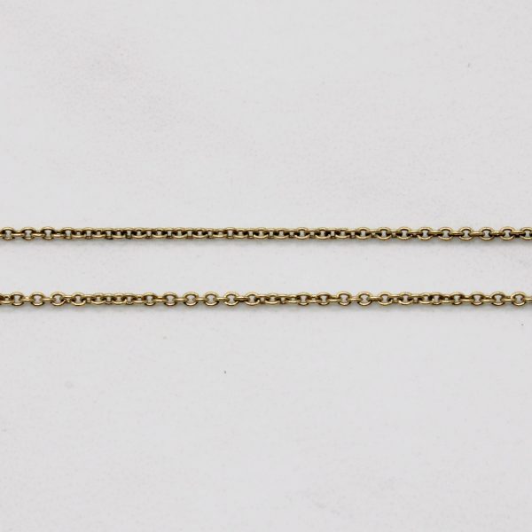 9k Yellow Gold Necklace | 18  | Discount