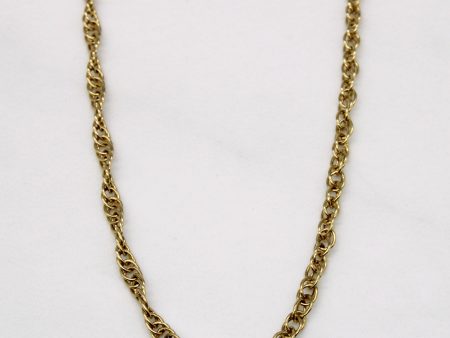 14k Yellow Gold Chain | 18  | Sale