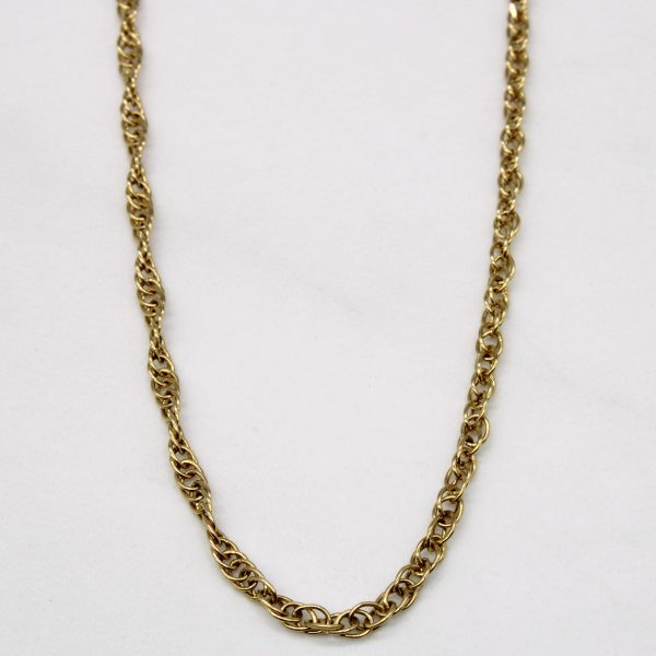 14k Yellow Gold Chain | 18  | Sale