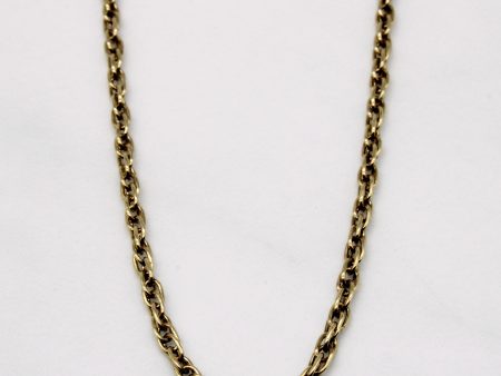 14k Yellow Gold Chain | 20  | Hot on Sale