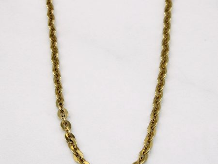 10k Yellow Gold Oval Link Chain | 24  | Hot on Sale