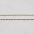 9k Yellow Gold Circle Link Chain | 20  | For Cheap