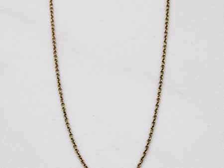 9k Yellow Gold Necklace | 18  | Discount