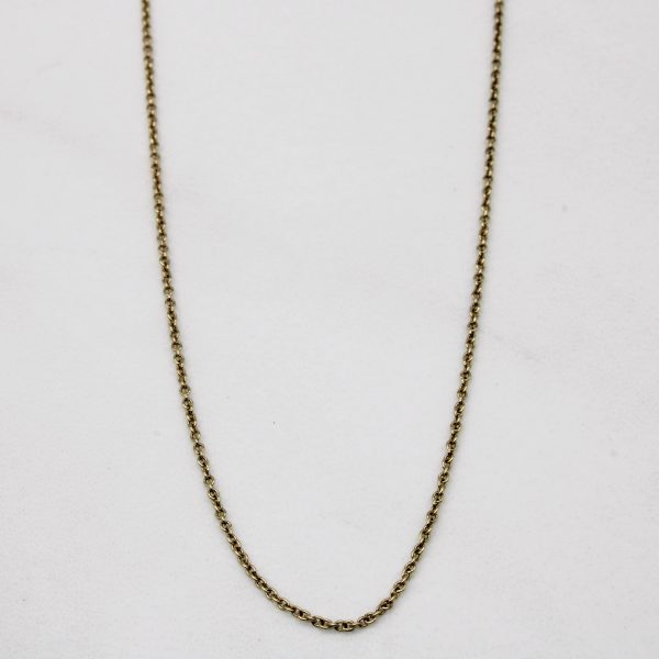 9k Yellow Gold Necklace | 18  | Discount