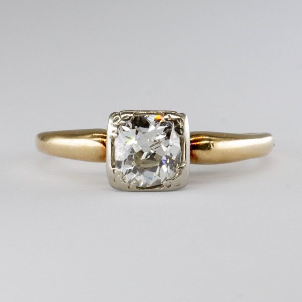 Art Deco 14k Old Mine Diamond Ring | 0.60ct  | SZ 6.5 | Supply