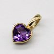 Amethyst Heart Charm | 1.50ct | Online Hot Sale