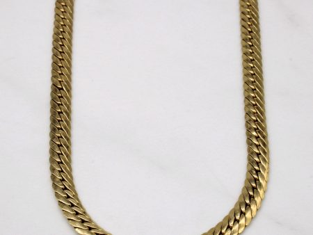 14k Yellow Gold Cuban Link Chain | 21  | Supply