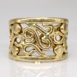 14k Yellow Gold Lattice Ring | SZ 6.5 | Online Sale