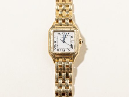 Cartier  Panthère de Cartier Watch Medium Model | 18k Yellow Gold | on Sale