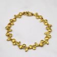 24k Yellow Gold Vine Bracelet | 7  | Fashion