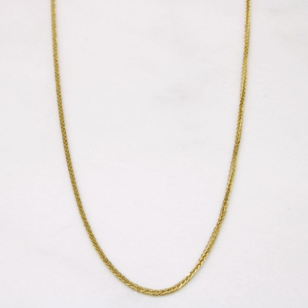 14k Yellow Gold Wheat Chain | 16  | For Discount