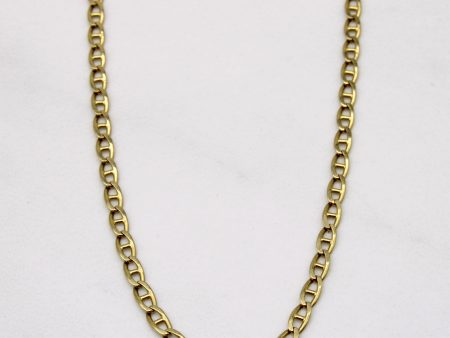 18k Yellow Gold Anchor Link Chain | 20  | Online