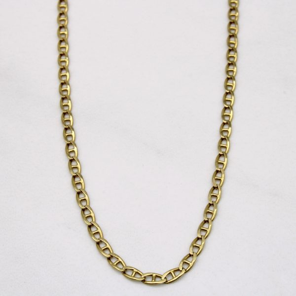 18k Yellow Gold Anchor Link Chain | 20  | Online