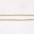 18k Yellow Gold Circle Link Chain | 24  | on Sale