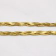 10k Yellow Gold Woven Chain | 18  | Supply