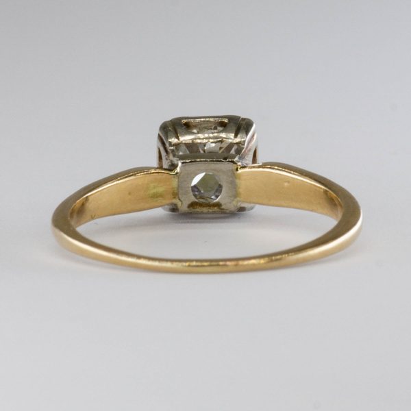 Art Deco 14k Old Mine Diamond Ring | 0.60ct  | SZ 6.5 | Supply