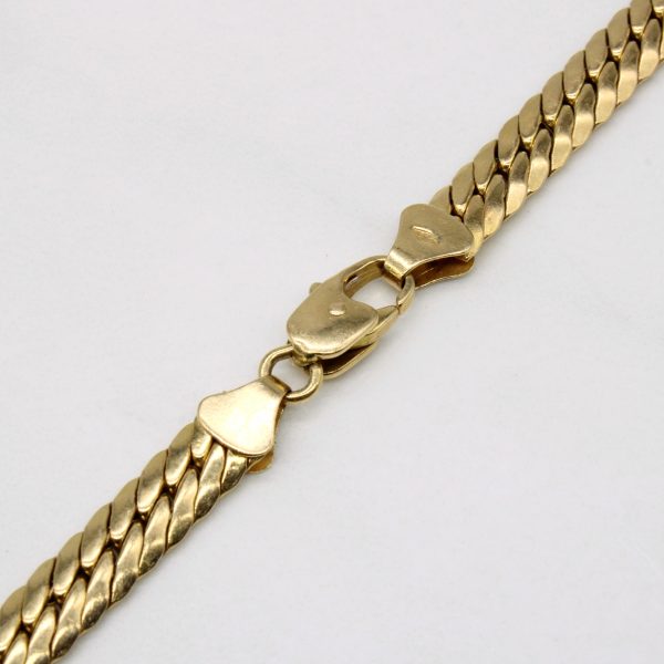 14k Yellow Gold Cuban Link Chain | 21  | Supply