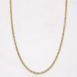 18k Yellow Gold Circle Link Chain | 24  | on Sale