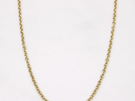 18k Yellow Gold Circle Link Chain | 24  | on Sale