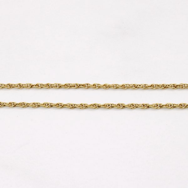 14k Yellow Gold Rope Chain | 20  | Online