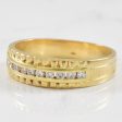 Textured Channel Set Diamond Ring | 0.25ctw | SZ 8 | Discount