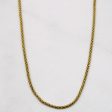 21k Yellow Gold Tube Chain | 18  | Discount