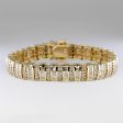 14k Baguette and Round Brilliant Cut Diamond Bracelet | 2.70ctw | 7.5  | Fashion