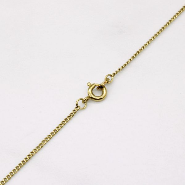 14k Yellow Gold Curb Chain | 18  | on Sale