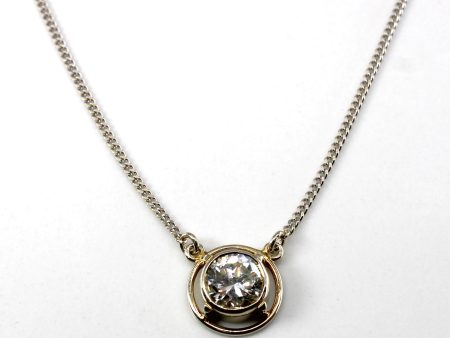 Bezel Set Diamond Pendant Necklace | 1.00ct SI1 SI2 J K| 15 | Online Hot Sale