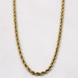 18k Yellow Gold Rope Chain | 18  | Sale