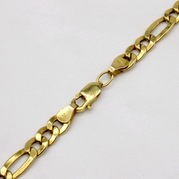 18k Yellow Gold Figarucci Chain | 20  | Discount