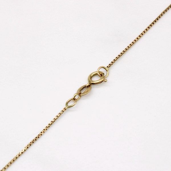 10k Yellow Gold Box Link Chain | 16  | on Sale